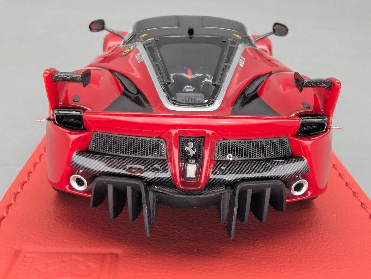 Modellautos 1:43 BBR Deluxe Ferrari FXX-K TRS Silver Stripe Ltd 03/10 OVP