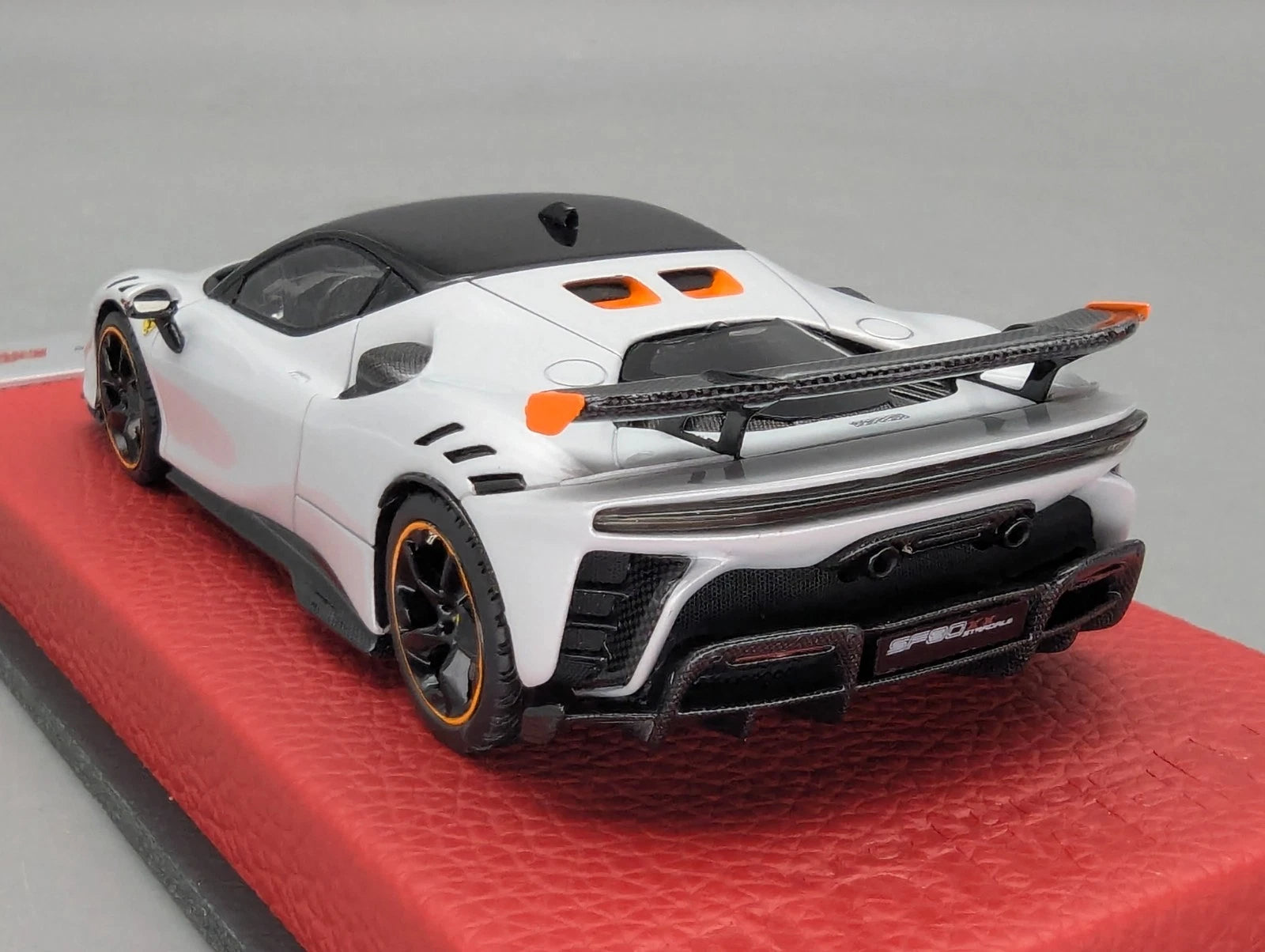 Modellautos 1:43 BBR Concept43 Ferrari SF90 XX Stradale Ltd 12/20 Weiß mit OVP
