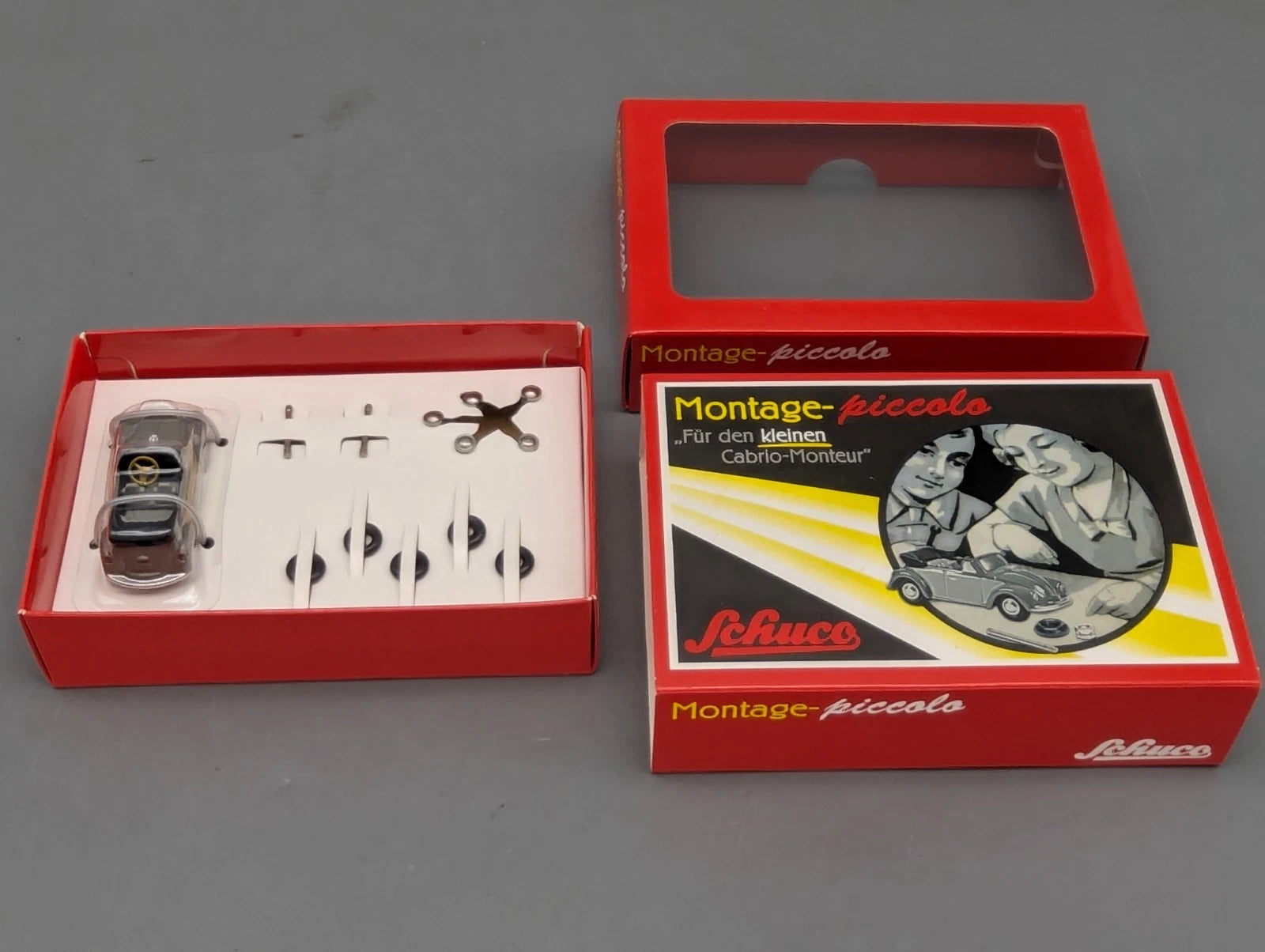 Modellautos 1:90 Schuco Montage Piccolo Volkswagen VW Käfer Cabrio mit OVP
