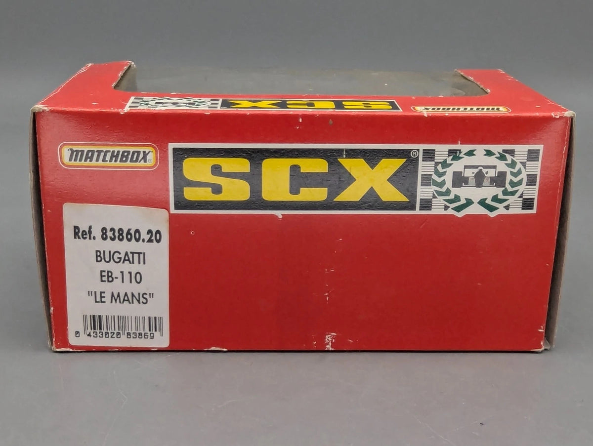 Modellautos Slotcar 1:32 Matchbox SCX  Bugatti EB 110 Le Mans 1994 #34 mit OVP