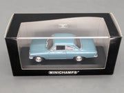Modellautos 1:43 Minichamps Opel Rekord A Coupe hell Blau Metallic mit OVP