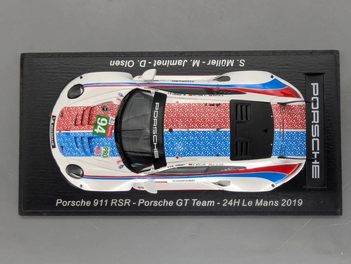 Modellautos 1:43 Spark S7939 Porsche 911 RSR 24h Le Mans 2019 #94 mit OVP