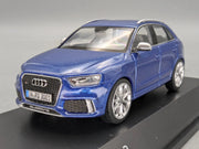 Modellautos 1:43 Schuco Audi RS Q3 Sepang Blau Metallic mit Dealer OVP