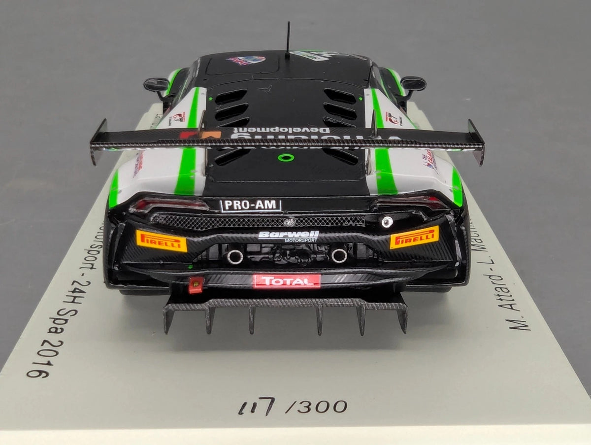 Modellautos 1:43 Spark SB293 Lamborghini Huracan GT3 24h Spa 2016 #78 OVP