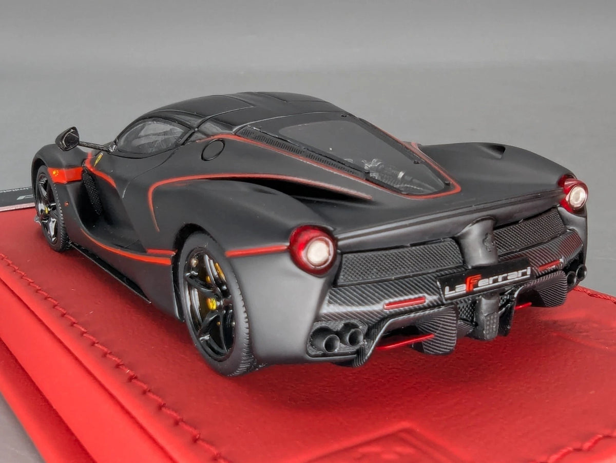 Modellautos 1:43 BBR Deluxe Calsito Ferrari LaFerrari Black Matt Ltd 10/28 OVP