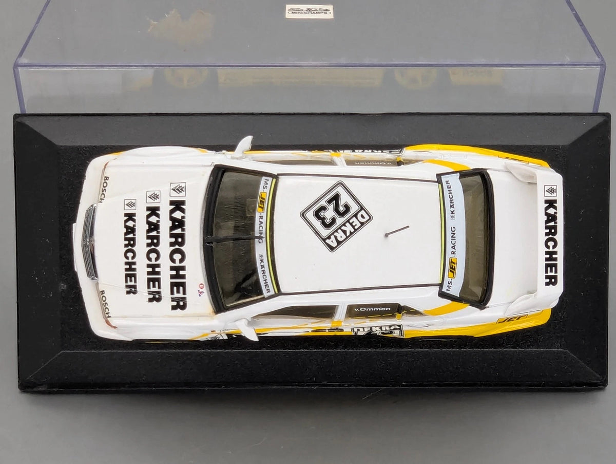 Modellautos 1:43 Minichamps Mercedes Benz 190 E Evo 2 Kärcher #23 v. Ommen OVP