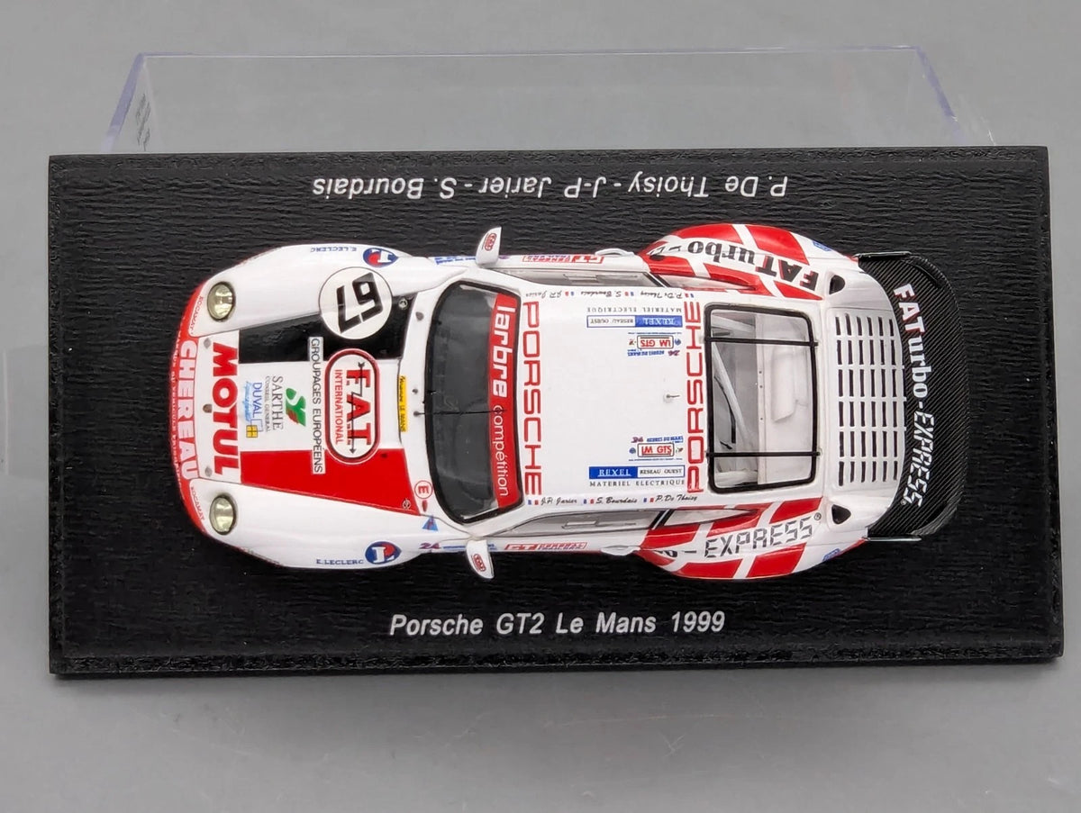 Modellautos 1:43 Spark S4450 Porsche 911 GT2 24h Le Mans 1999 #67 OVP