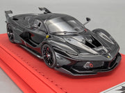 Modellautos 1:43 BBR Deluxe Calsito Ferrari FXX-K Gloss Black Ltd 03/20 OVP
