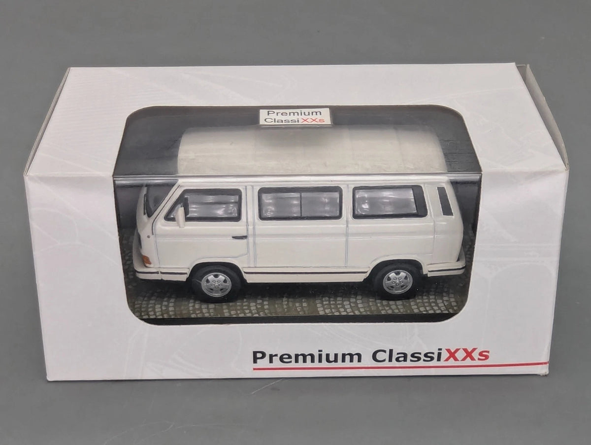 Modellautos 1:43 Premium ClassiXXs VW T3 White Star Pastellweiß mit OVP