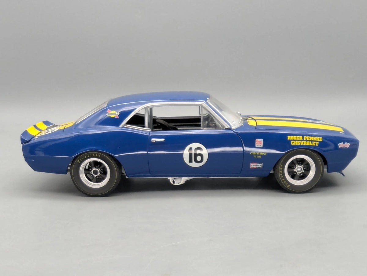 Modellautos 1:18 GMP Chevrolet Camaro Z28 Penske 1967 #16 George Follmer mit OPV