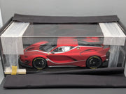 Modellautos 1:12 BBR Ferrari FXX-K EVO Soft Red Unikat Ltd 01/01 mit Vitrine OVP