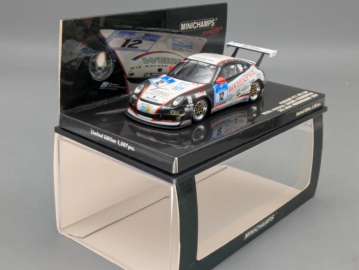 Modellautos 1:43 Minichamps Porsche 911 GT3 Cup 24h Nürburgring 2007 #12 mit OVP