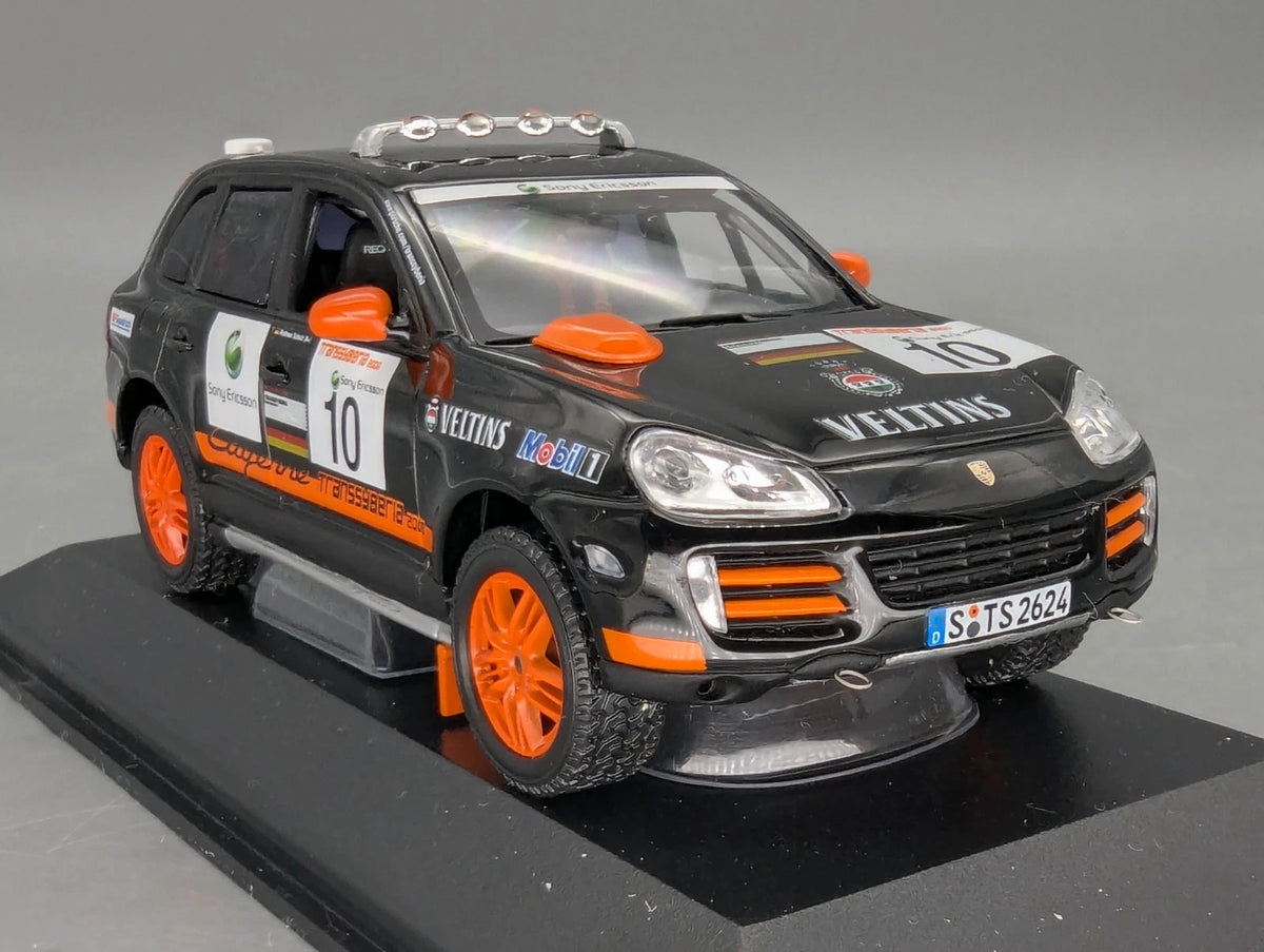 Modellautos 1:43 Minichamps Porsche Cayenne Transsyberia 2008 #10 WAP Dealer OVP