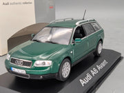 Modellautos 1:43 Minichamps Audi A6 Avant Grün Metallic mit Dealer OVP