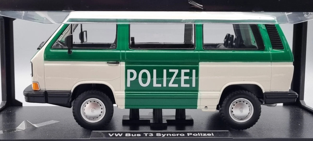 Modellautos 1:18 KK Scale VW Bus T3 Syncro Polizei OVP