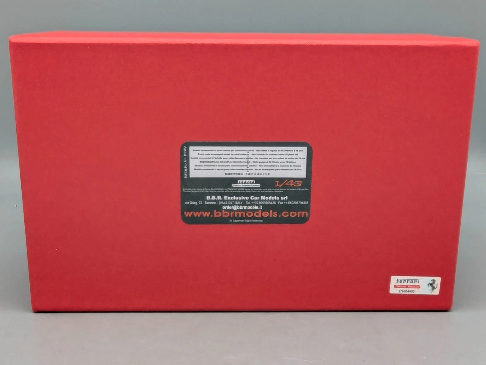 Modellautos 1:43 BBR  Ferrari Classic Racing Ferrari's Set 2-tlg. 1/3 OVP
