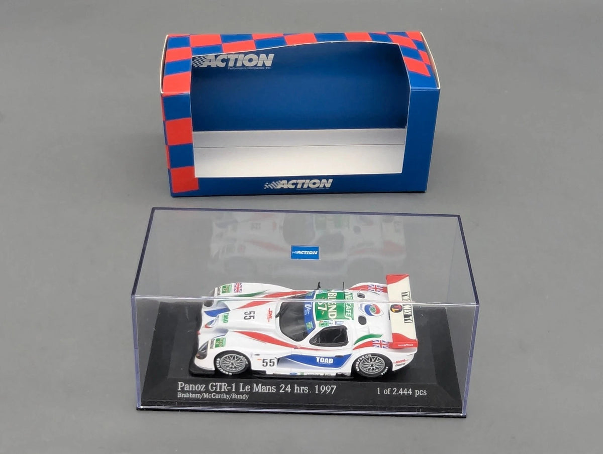 Modellautos 1:43 Action Panoz GTR-1 24h Le Mans 1997 Team DPR #55 mit OVP