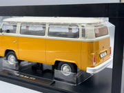 Modellautos 1:18 KK-Scale VW T2b Bus 1972 Gelb Weiß mit OVP