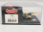 Modellautos 1:43 Quartzo Lotus 72E German GP 1974 #2 Jacky Ickx mit Vitrine