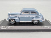 Modellautos 1:43 Minichamps Opel Olympia 1952 Irischgrau mit OVP