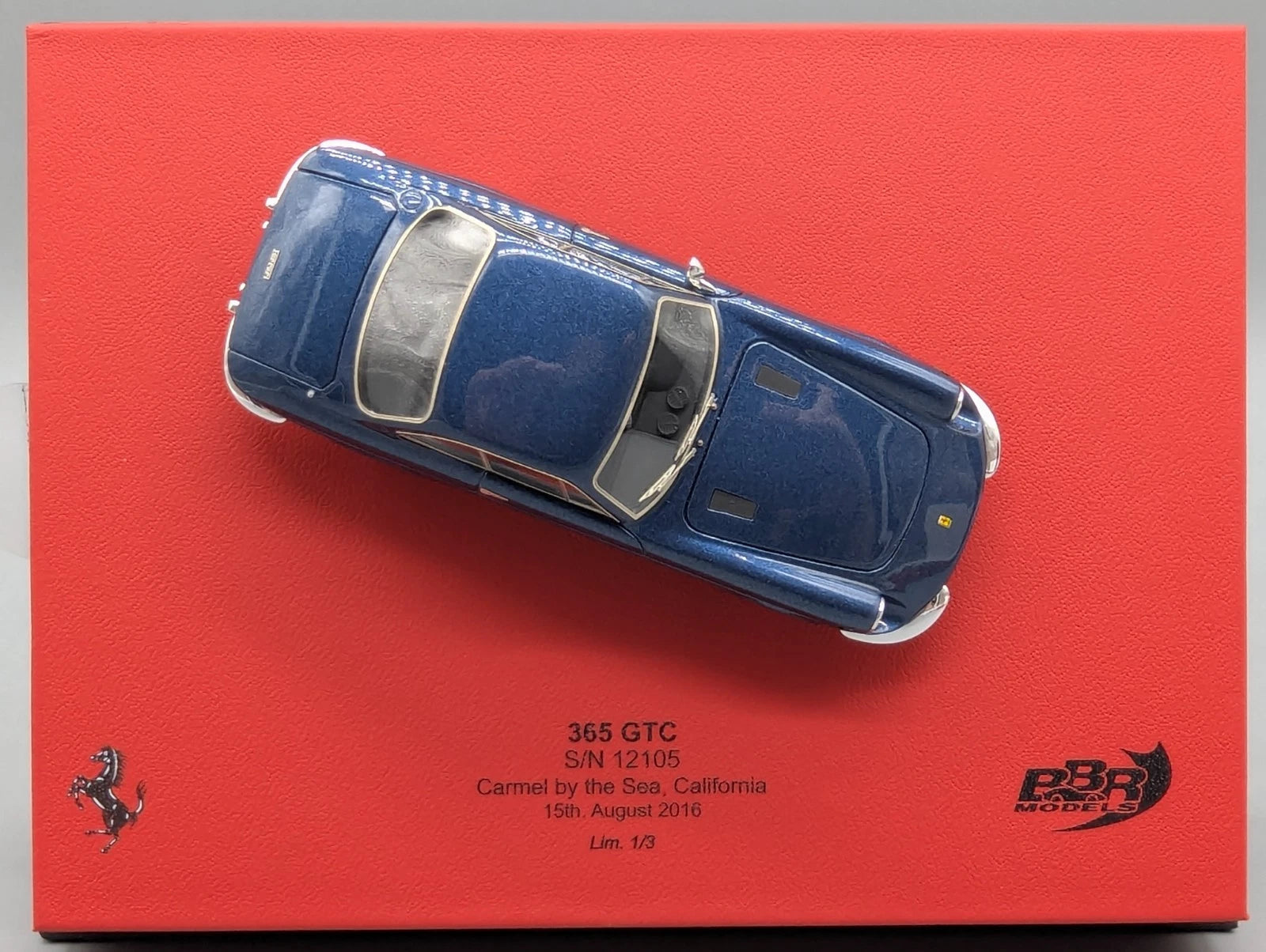 Modellautos 1:43 BBR Ferrari 330 GTC 1969 Version 2016 S/N 12105 Ltd 01/03 OVP