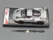 Modellautos 1:43 MR Ferrari FXX mit Open Door Funktion 55/100 Silber mit OVP