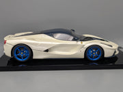 Modellautos 1:12 BBR Ferrari LaFerrari Fuli White / Blue Carbon Ltd 07/10 OVP