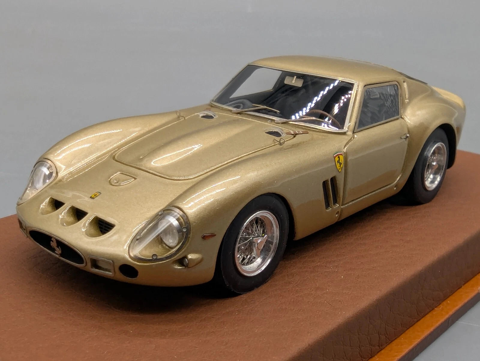 Modellautos 1:43 BBR CALSITO Ferrari 250 GTO Street 1962 Gold 13/25 OVP