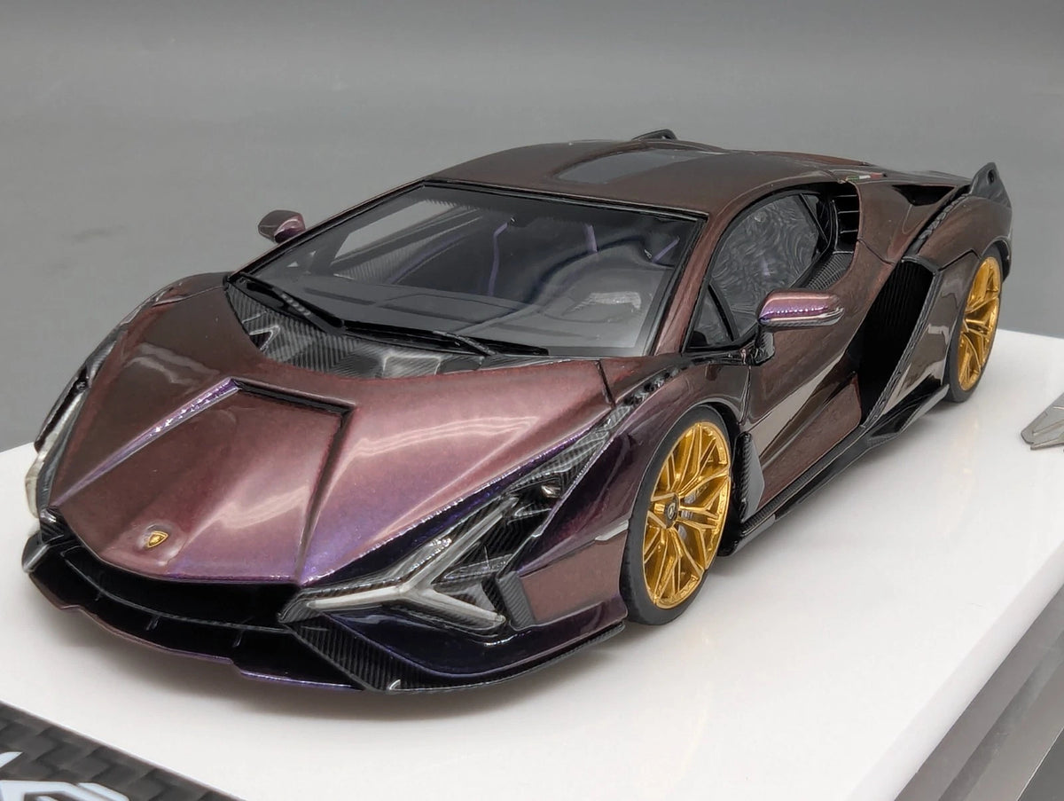 Eidolon Make Up 1:43 Lamborghini Sian FKP 37 2019 Blu Hal "Build to Order" OVP