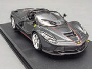 Modellautos 1:43 Bburago Ferrari LaFerrari Aperta Schwarz mit OVP