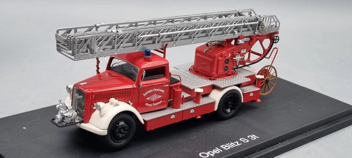 LKW Modelle 1:43 Schuco 03071 Opel Blitz S 3t Feuerwehr Drehleiter OVP