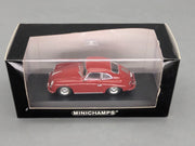Modellautos 1:43 Minichamps Porsche 356 A Coupe 1959 Rubin Rot mit OVP