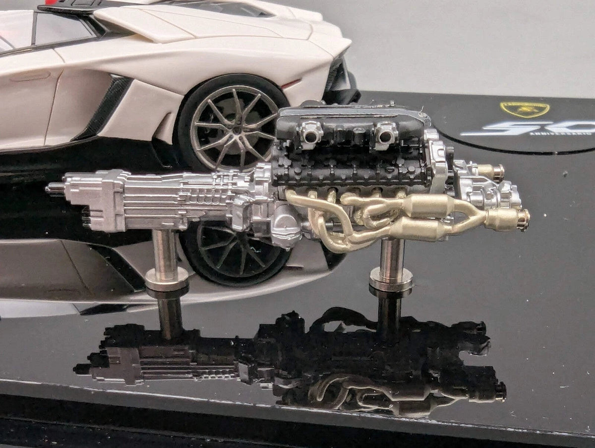 Eidolon Make Up 1:43 Lamborghini Aventador LP720-4 Roadster Engine Set OVP