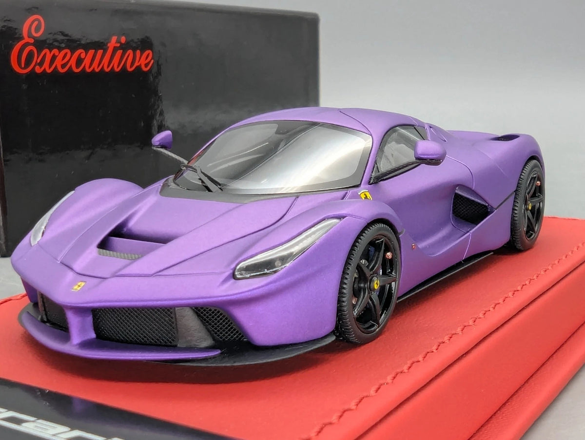 Modellautos 1:43 BBR Executive Ferrari LaFerrari Matt Mica Violet 06/15 OVP