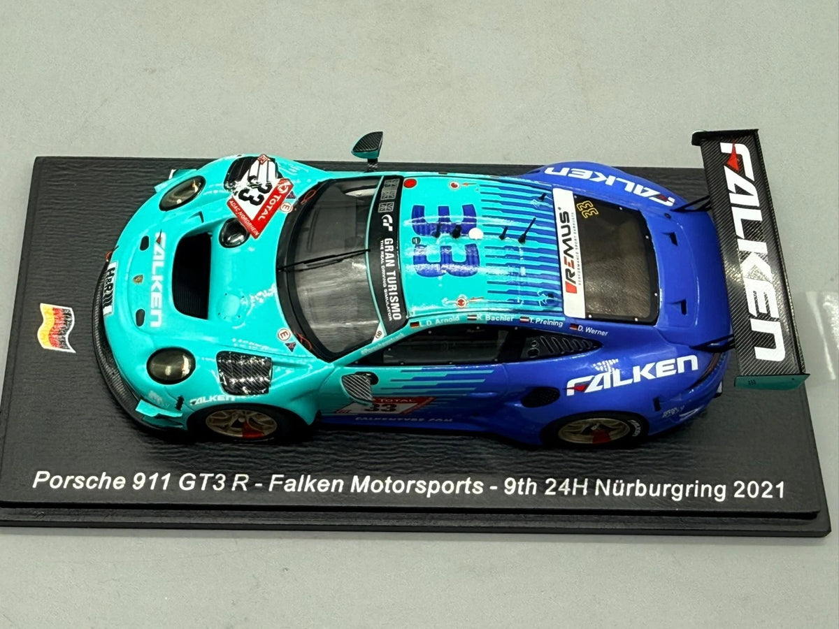 Modellautos 1:43 Spark Porsche 911 GT3 R - Nürburgring 2021 #33 mit OVP