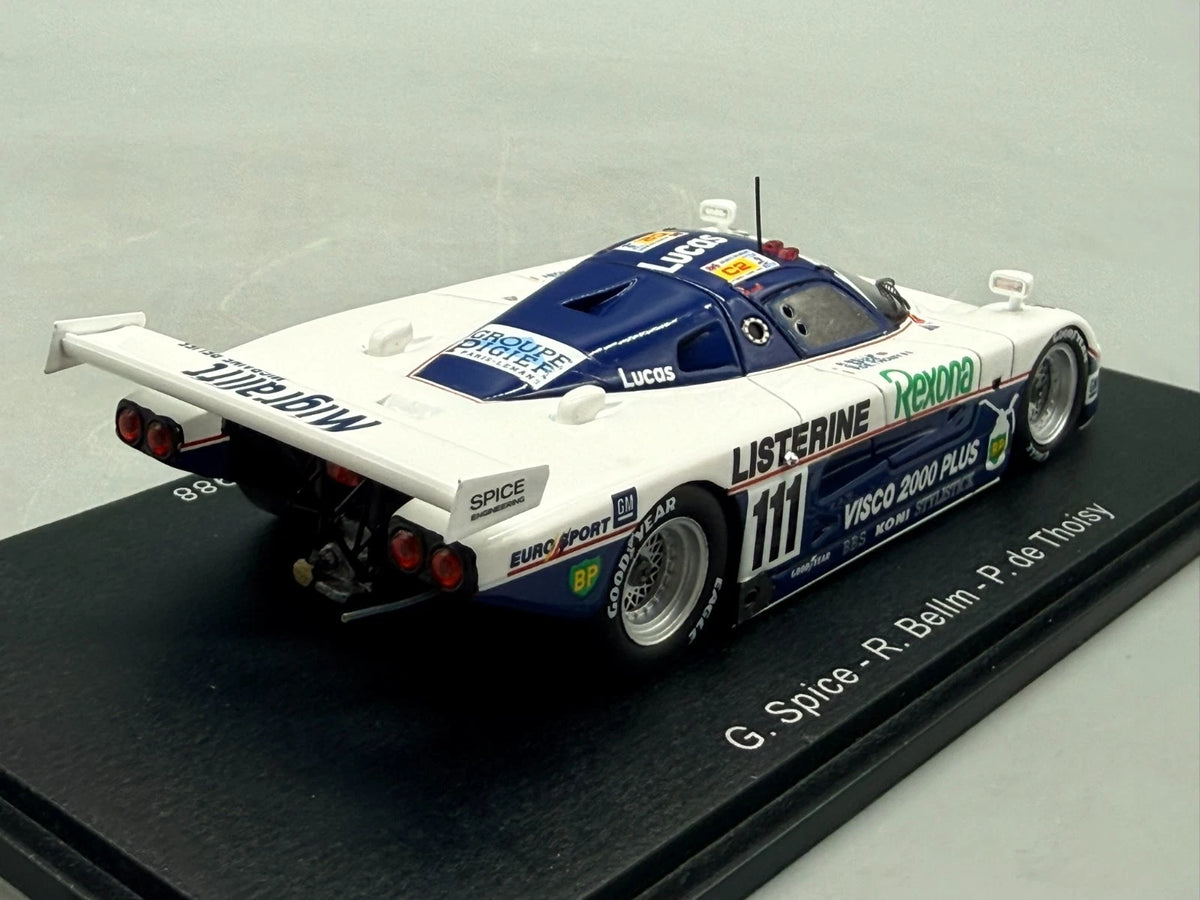 Modellautos 1:43 Spark Spice SE 88C - 24h Le Mans 1988 #111 + OVP
