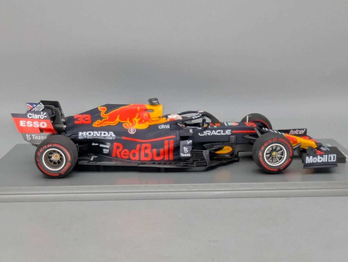 Modellautos 1:18 Spark Honda Red Bull RB16B WINNER Abu D 2021 #33 Verstappen OVP