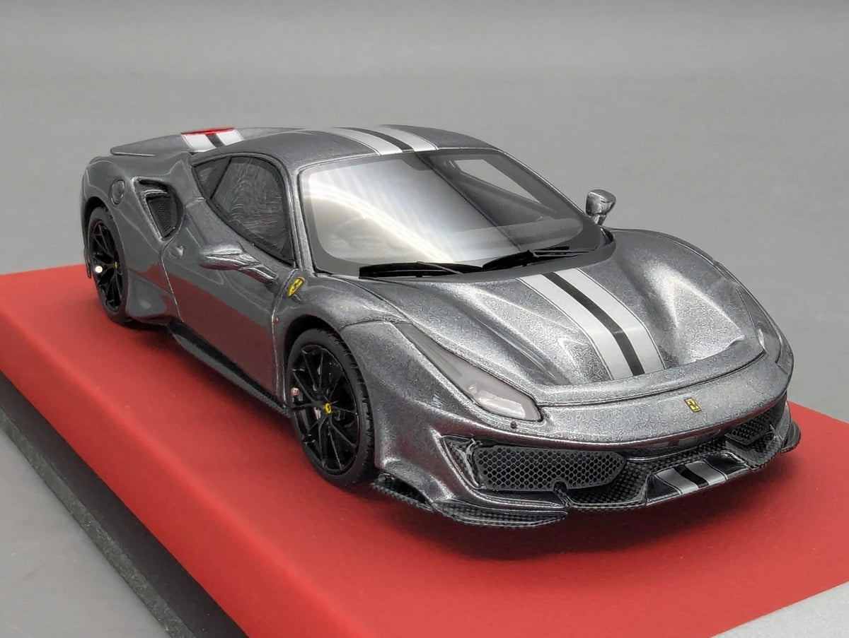 Modellautos 1:43 BBR Concept43 Ferrari 488 Pista RHD 2019 Grigio Ltd 01/20 OVP