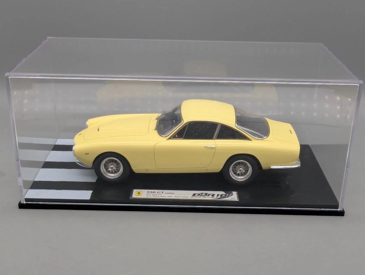 Modellautos 1:18 BBR Ferrari 250 GT Lusso Rain Version Ltd 04/10 Gelb mit OVP