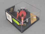 Modellautos 1:43 Onyx Göde Ferrari 412 T2 #28 Gerhard Berger mit Vitrine