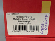 Modellautos 1:18 BBR Ferrari 275 GTB 1966 Metallic Green RGM Ltd 01/10 OVP