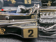 Modellautos 1:43 Quartzo Lotus 72E German GP 1974 #2 Jacky Ickx mit Vitrine