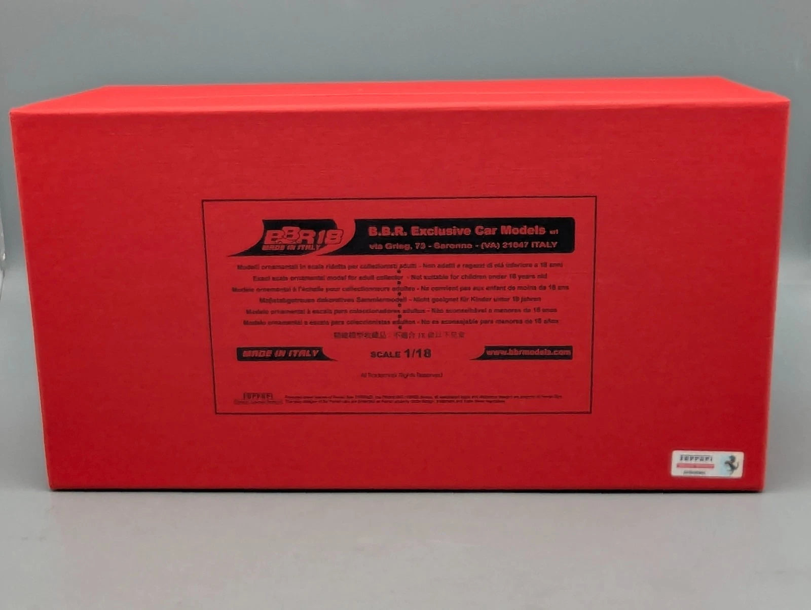 Modellautos 1:18 BBR Ferrari 330 GT 2+2 Limitiert 1/48 Lederplatte Vitrine OVP