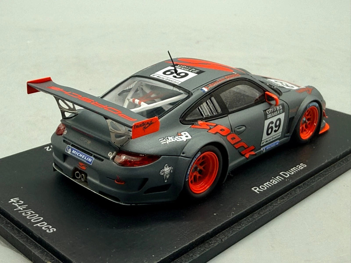 Modellautos 1:43 Spark Porsche 997 GT3 R #69 Macau GT Cup 2012 mit OVP