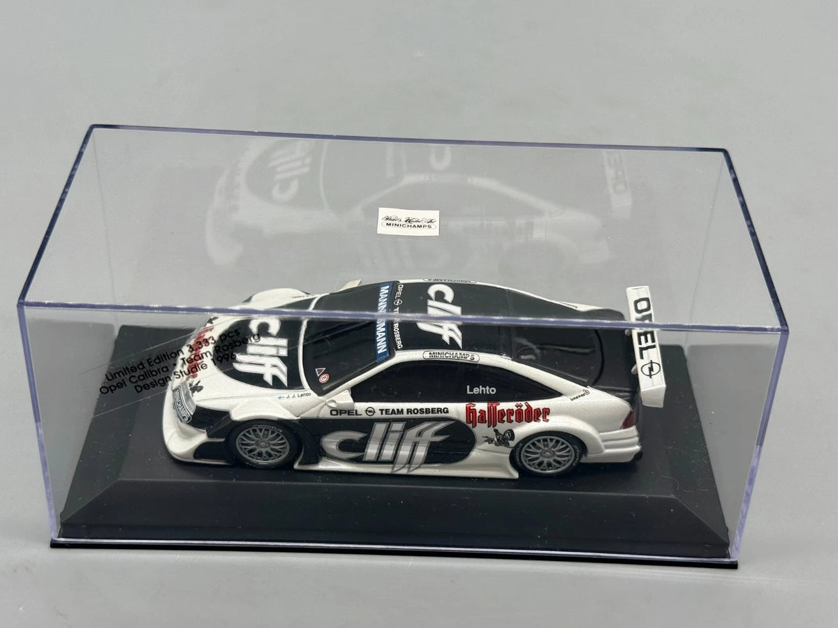 Modellautos 1:43 Minichamps Opel Calibra Team Rosberg 1996 mit OVP