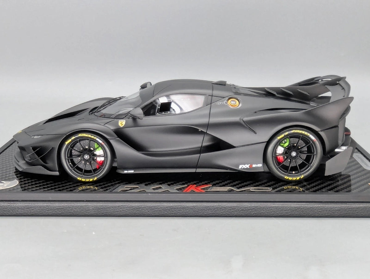 Modellautos 1:18 BBR Ferrari FXX EVO Matt Black Ltd 01/15 Stck in OVP