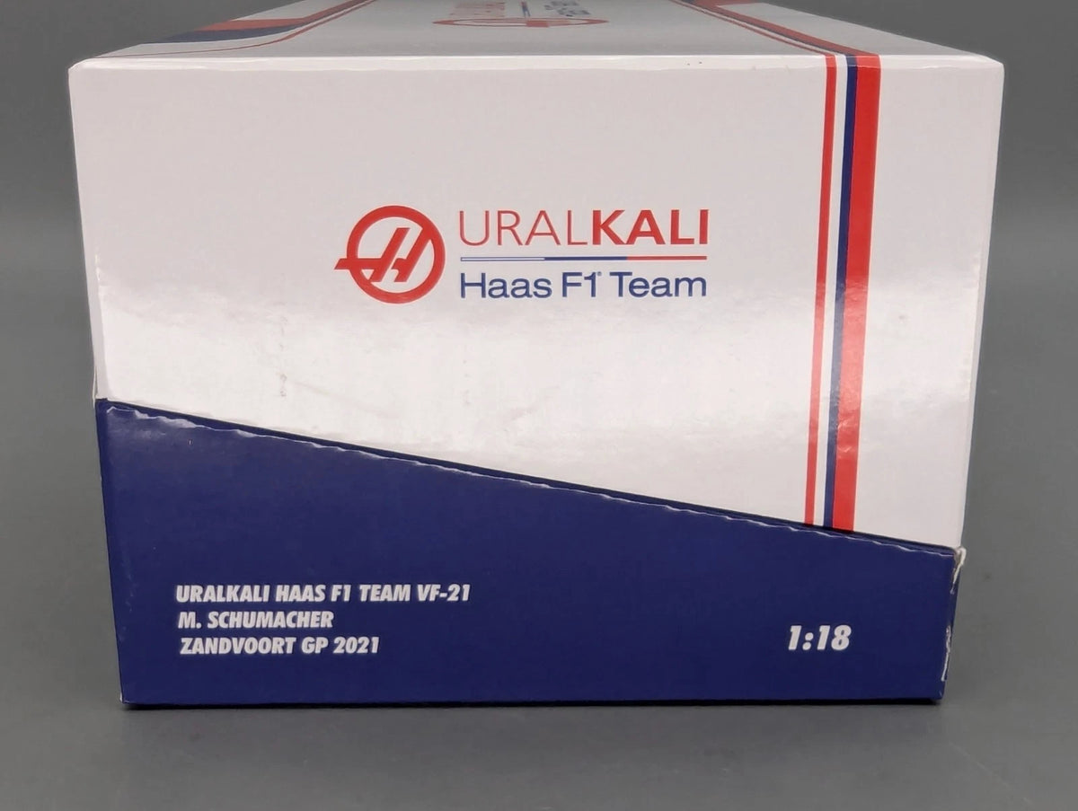 Modellautos 1:18 Minichamps Haas F1 Team VF-21 NL 2021 #47 Mick Schumacher OVP