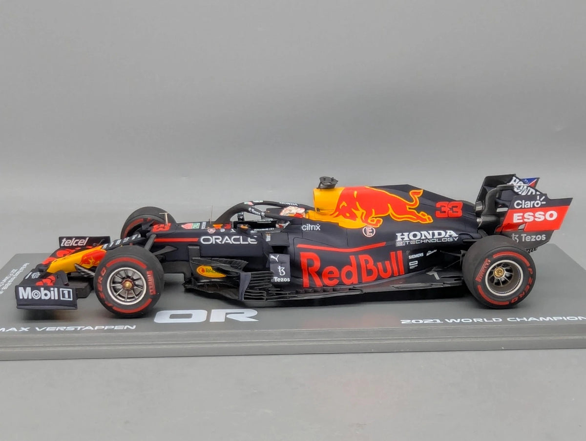 Modellautos 1:18 Spark Honda Red Bull RB16B WINNER Abu D 2021 #33 Verstappen OVP