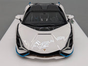 Eidolon Make Up 1:43 Lamborghini Sian FKP 37 with Stripe 2019 Bianco 76/100 OVP