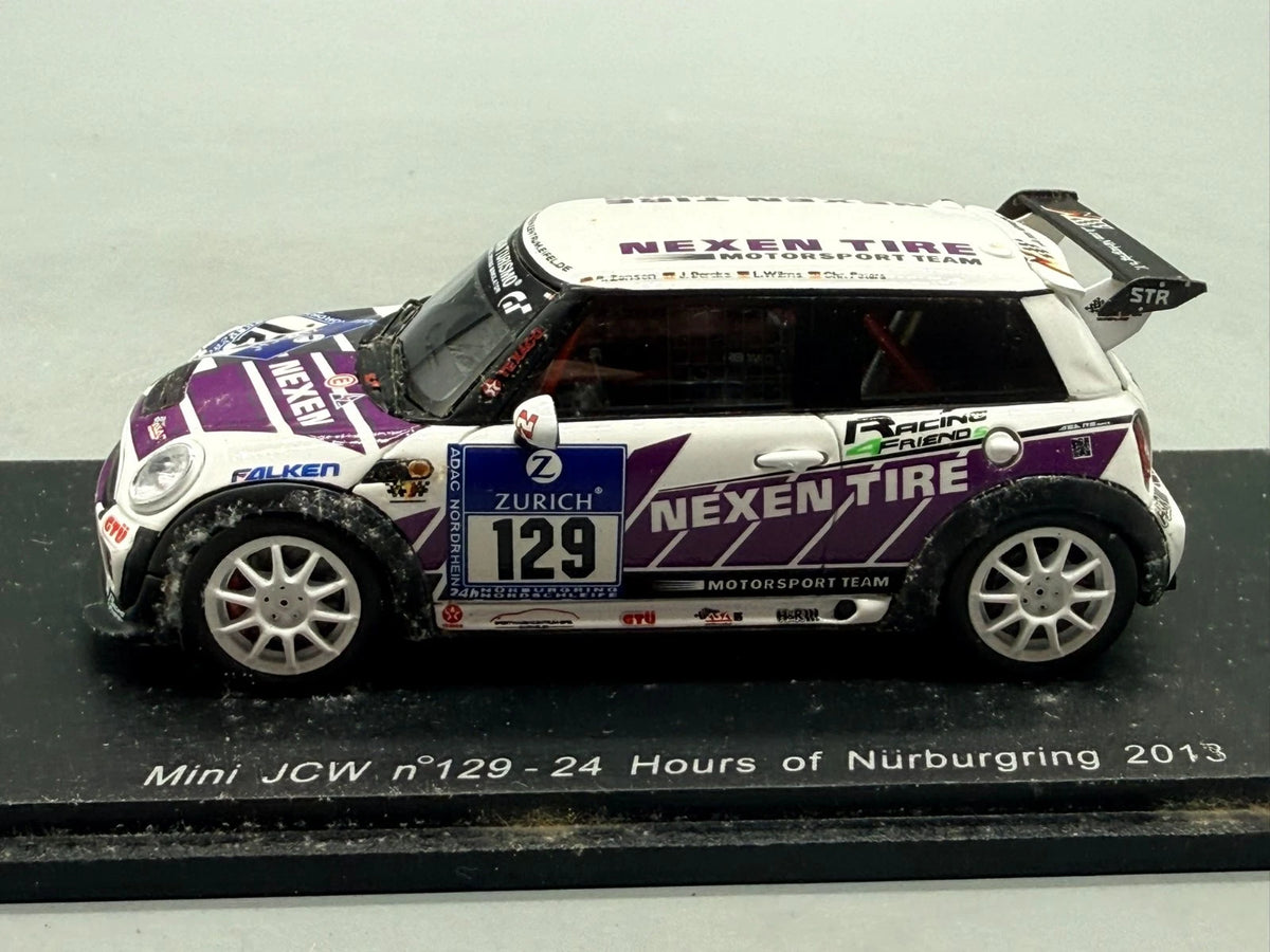 Modellautos 1:43 Spark Mini JCW #129 24h Nürburgring 2013 + OVP